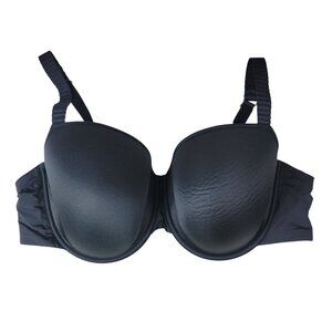 Third Love T Shirt Bra Black 42D Underwire Seamless Full Coverage 24/7 Classic